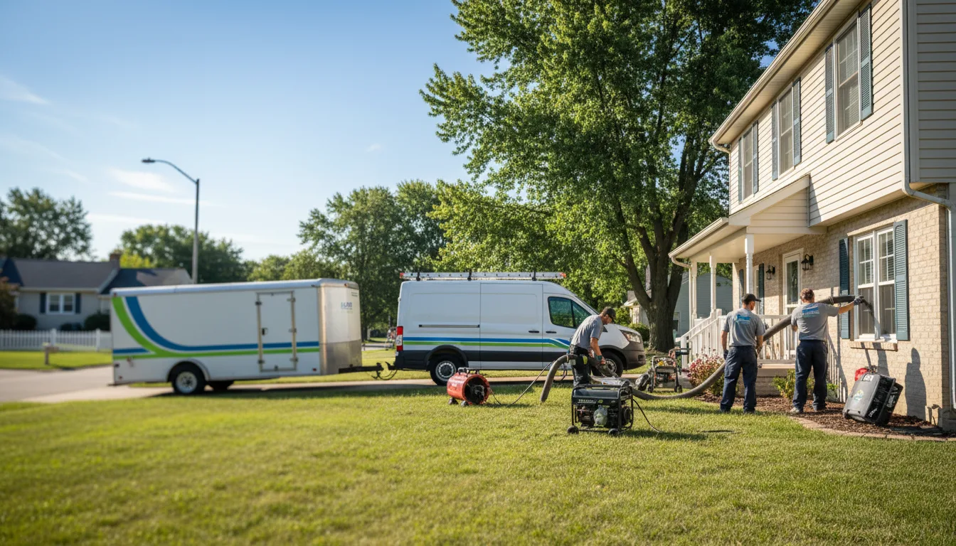 Flooded Basement Restoration And Cleanup With Repair in Akron, IA near me